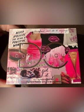 Dominique Cosmetics Pink Eyeshadow Palette - Hot Pink